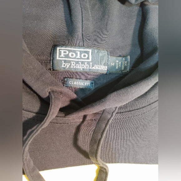 POLO Ralph Lauren HI TECH striped T-Shirt Hoodie - NWOT - Classic MENS Medium - Picture 5 of 14